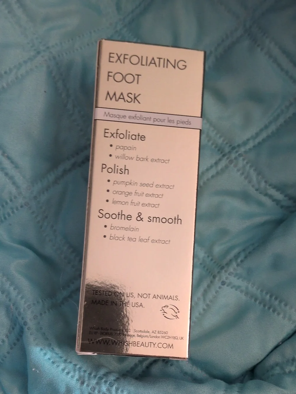 Whish Exfoliating Foot Mask Smooths & Softens Intense Hydration!